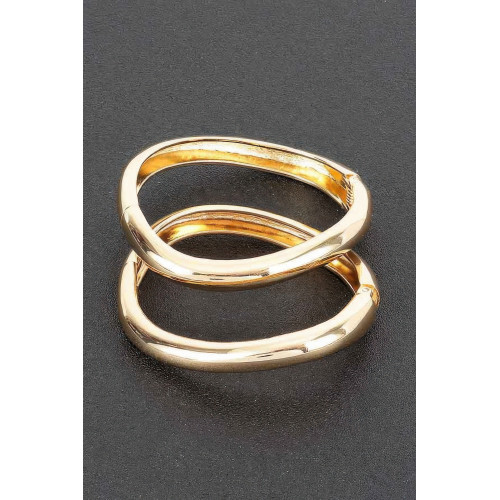Curved Elegance Bracelet - Designer Style - CC-WH2001052