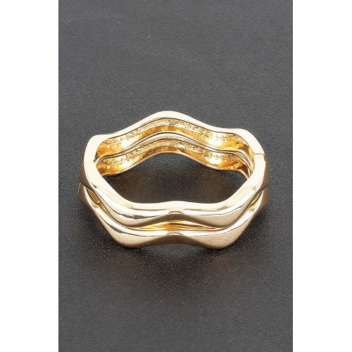 Curved Elegance Bracelet - Designer Style - CC-WH2001053