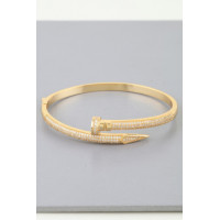 Bejeweled Sharp Nail Wrap Bracelet