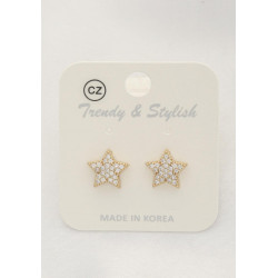 Crystal Star Post Earring