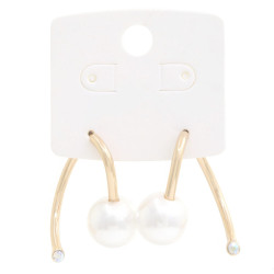 Pearl Bead Alloy Earring