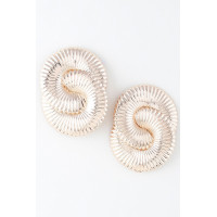 Interweaved Infinity Loop Earrings