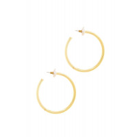 Trendy Fashion 2 Inch Open Hoop Earring
