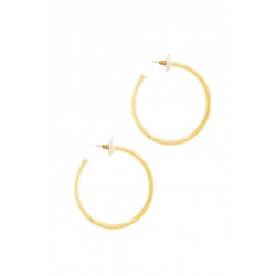 Trendy Fashion 2 Inch Open Hoop Earring