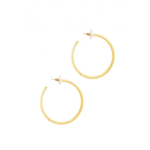 Contemporary Style 2 Inch Open Hoop Earring - CC-52025