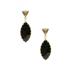Triangle Resin Dangle Earring