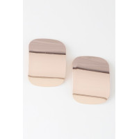 Modern Shiny Plate Earrings
