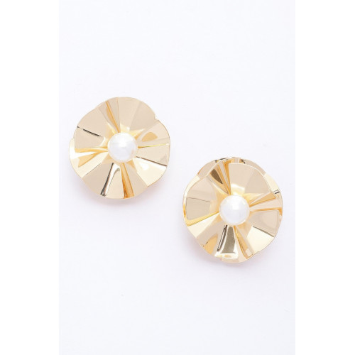 Faux Pearl Alloy Earring - CC-WH2002044