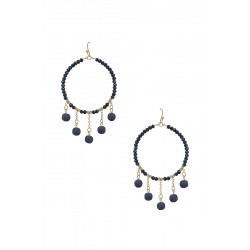 Clay Ball Charm Round Beads Earring - Everyday Glam