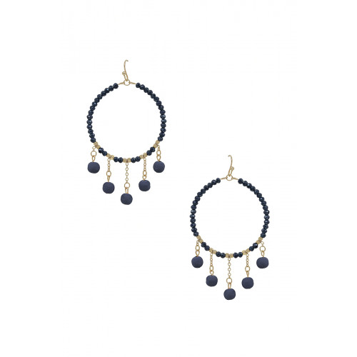 Clay Ball Charm Round Beads Earring - Designer Style - CC-56808