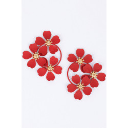 Metal Color Painted Earring
