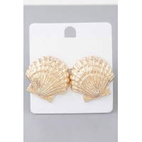 Majestic Clamshell Earrings