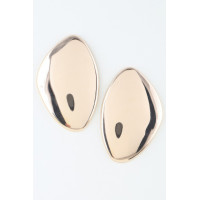 Modern Abstract Plate Stud Earrings