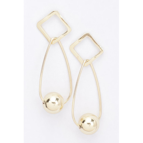 Gold Plated Alloy Earring - CC-WH2001360