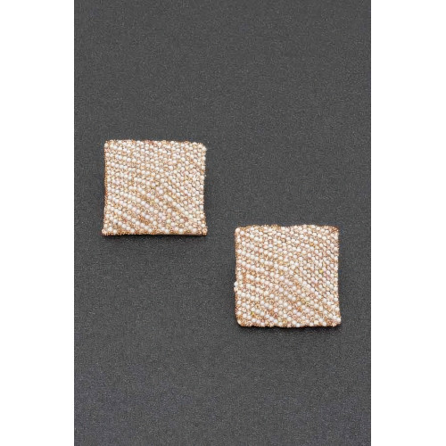 Crystal-studded Earring - CC-WH2001366