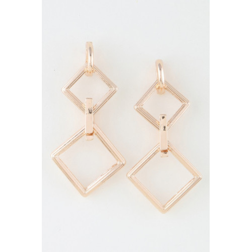 Diamond Linked Drop Earrings - CC-WH2001809