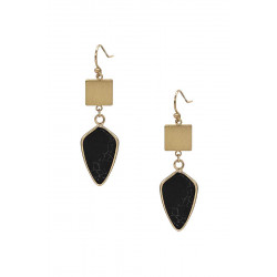 Fashion Marbling Stone Dangle Earring
