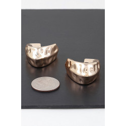 Abstract Ripple Hook Earrings