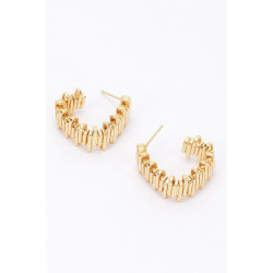 Gold Plated Metal Earring