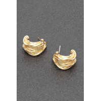 Gold Plated Metal Earring