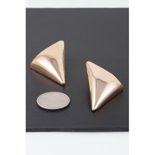 Contemporary Triangular Stud Earrings - CC-WH2000860