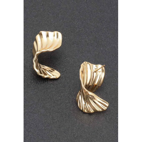 Gold Plated Alloy Earring - CC-WH2001107