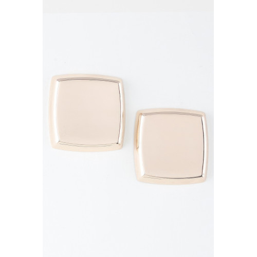 Timeless Shine Frame Earrings - Designer Style - CC-WH2000753