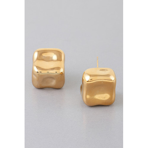 Contemporary Cube Stud Earrings - CC-WH2000883