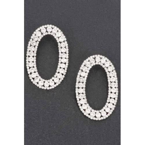 Crystal-studded Earring - CC-WH2001018