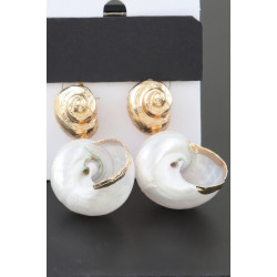 Twin Heart Of The Sea Stud Earrings