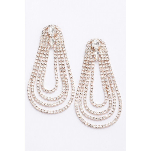 Crystal-studded Earring - CC-WH2001175