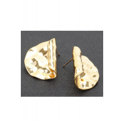 Metal Gold Dip Earring