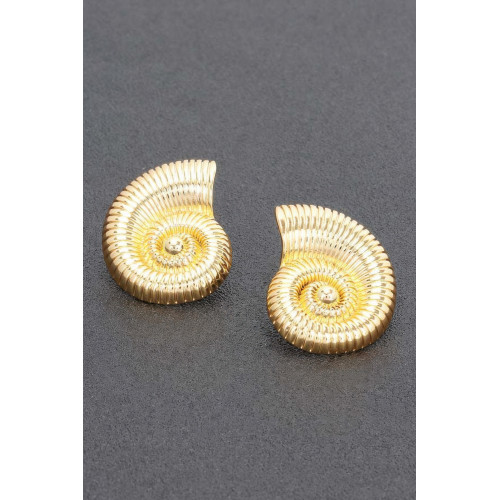 Alloy Gold Dip Earring - CC-WH2002040
