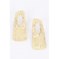 Gold Plated Metal Earring