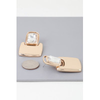 Bright Cubic Jewel Drop Earrings