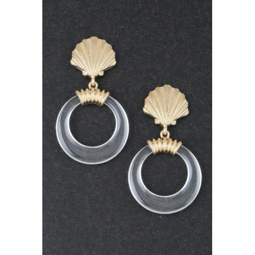 Queen Of The Sea Earrings - Designer Style - CC-WH2000915