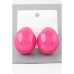 Bright Retro Dome Earrings