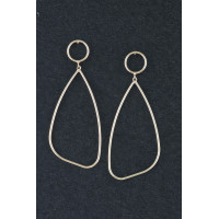 Minimal Abstract Teardrop Earrings