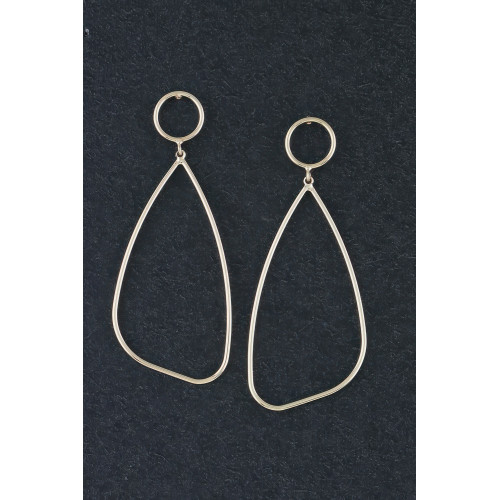 Minimal Abstract Teardrop Earrings - Designer Style - CC-WH2001159