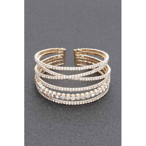 Crystal-studded Bracelet - CC-WH2001376
