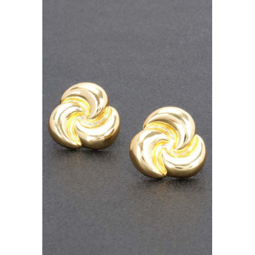 Alloy Gold Dip Earring - CC-WH2002037
