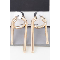 Multi Shiny Modern Drop Earrings