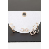 Multi Clover Earrings Set