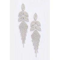 Rhinestone Fringe Earring
