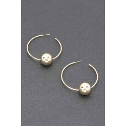 Gold Plated Metal Earring