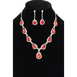 Rhinestone Necklace Set
