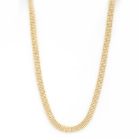 Sodajo Gold Dipped Brass Chain Necklace