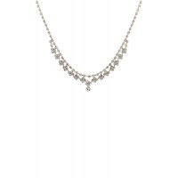 Stylish Rhinestone Design Crystal Necklace