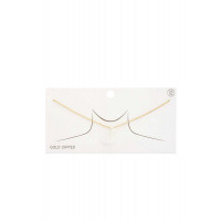 Iridescent Moon Gold Dipped Necklace