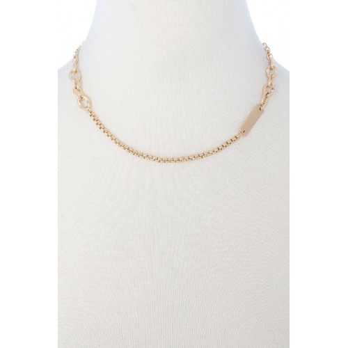 Alloy Linked Necklace - CC-53897